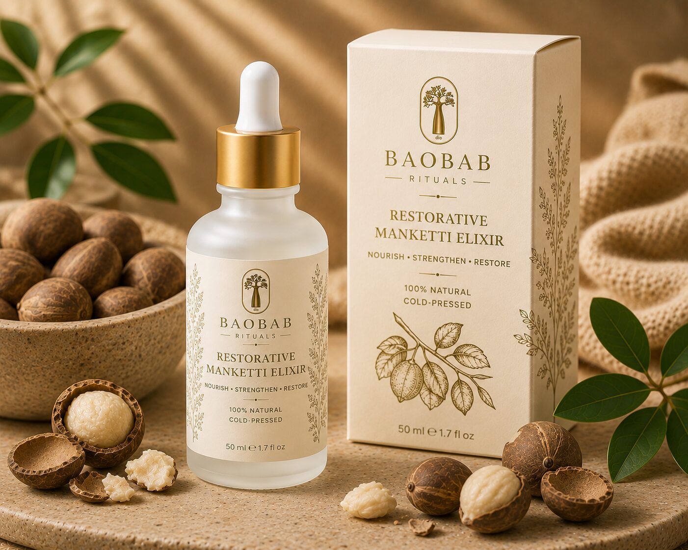 Restorative Manketti Elixir — Baobab Rituals